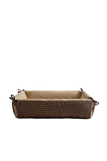CHECK BED FOR PETS - Brown by Zara