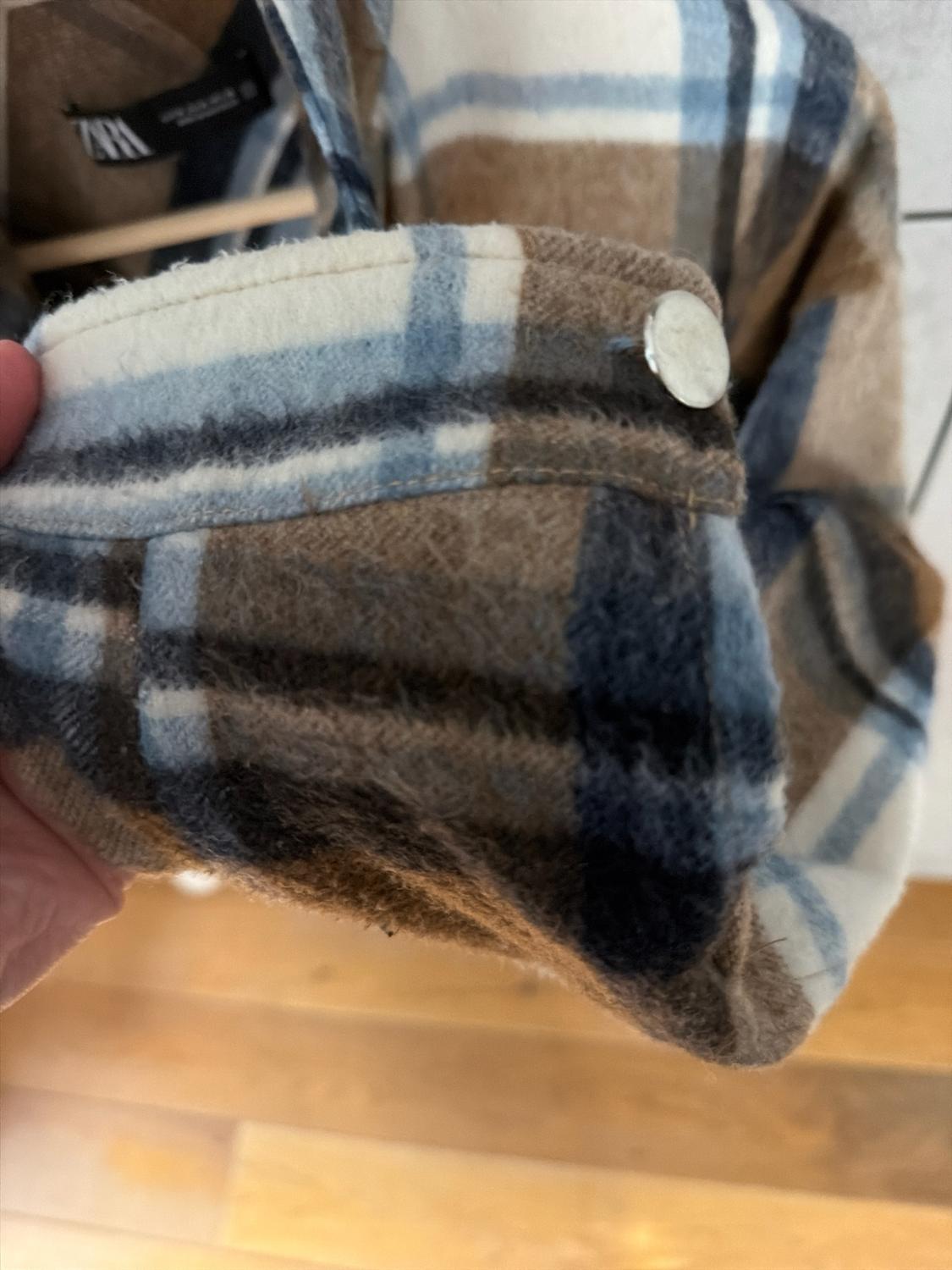 LONGLINE CHECK OVERSHIRT - Image 4