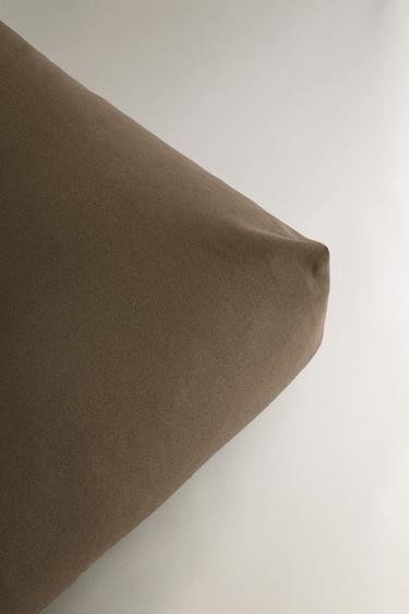 POUF EN COTON - Kaki de Zara - Image 2