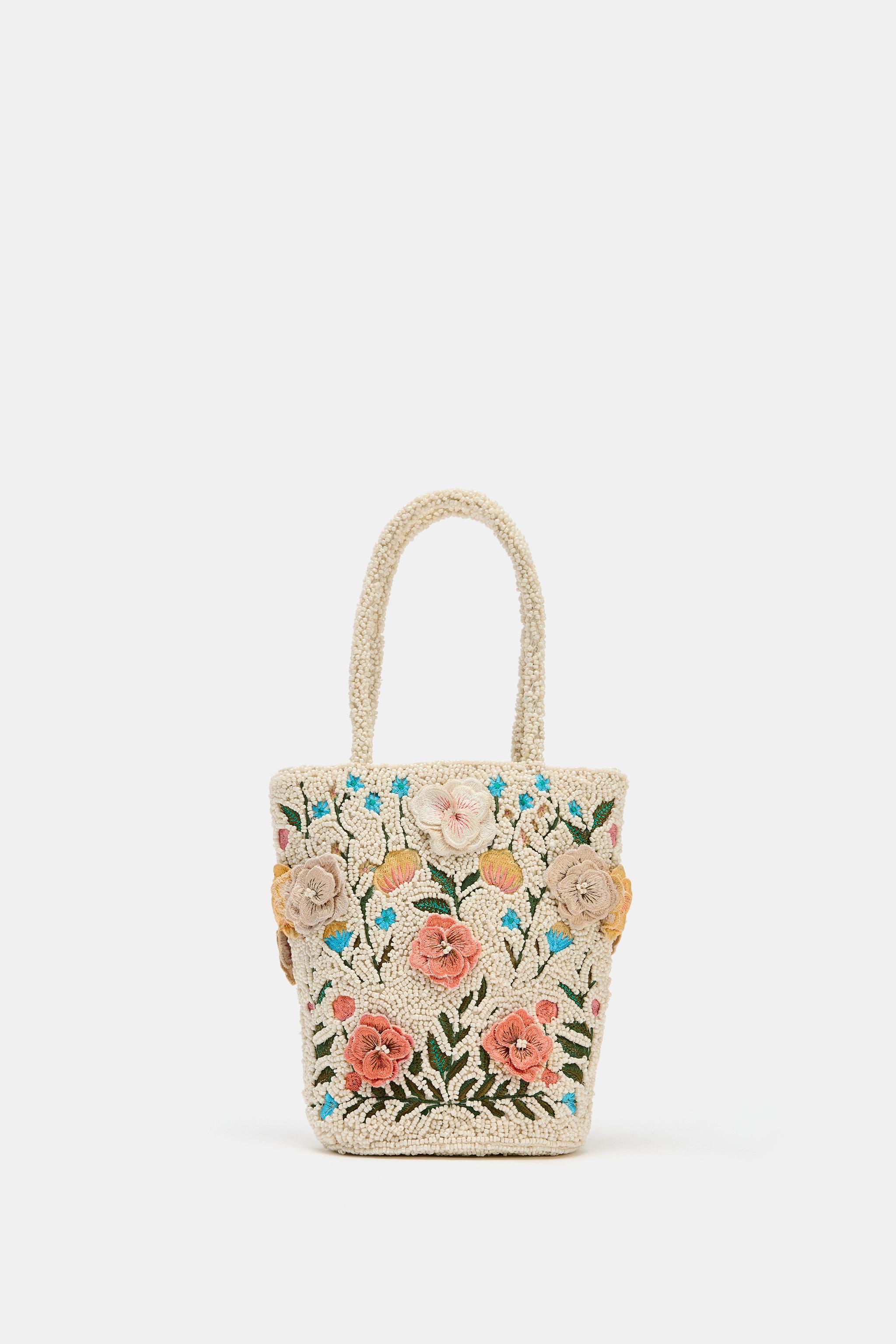 Женские сумки Zara BEADED MINI HANDBAG — фото 3