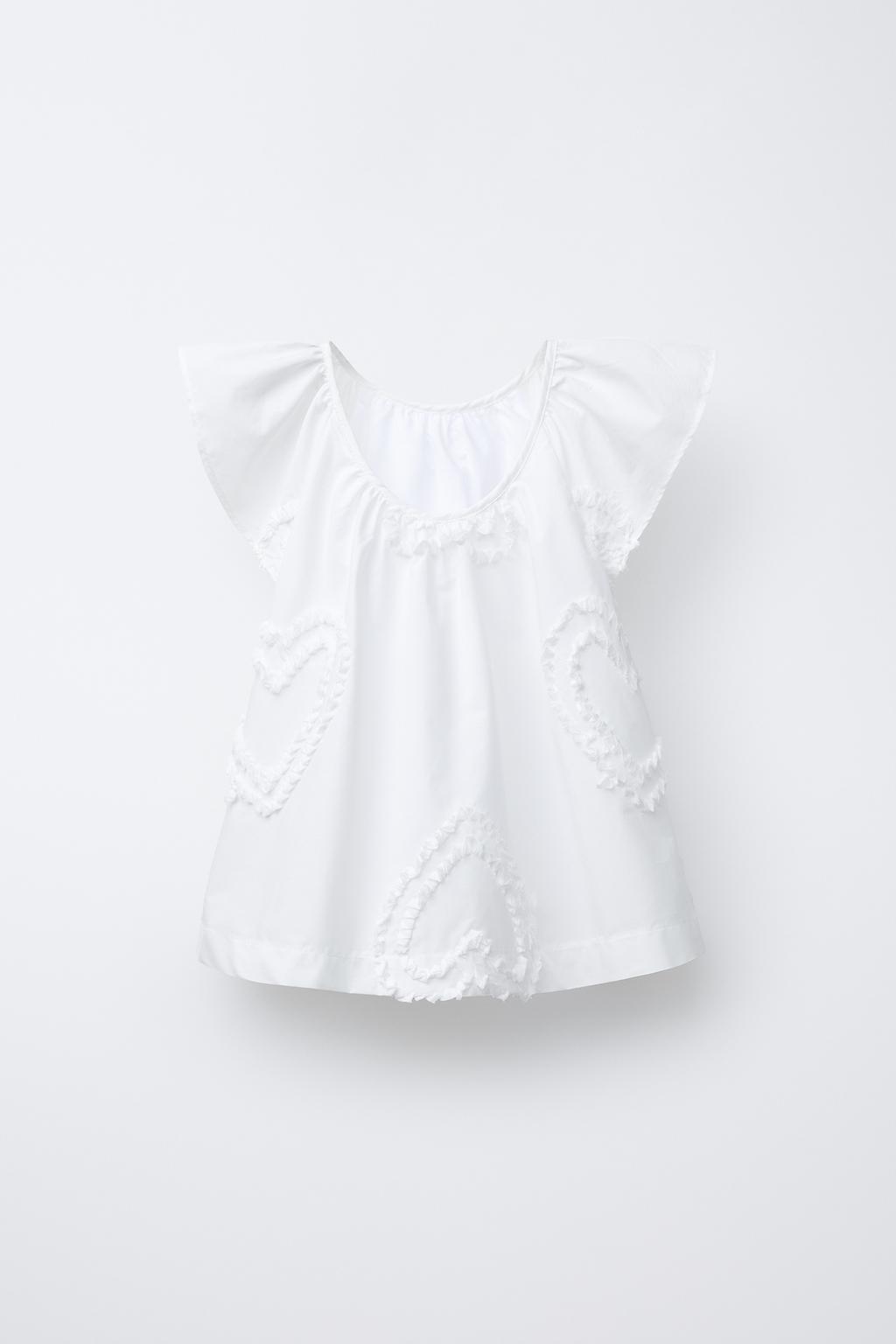 EMBROIDERED HEART DRESS