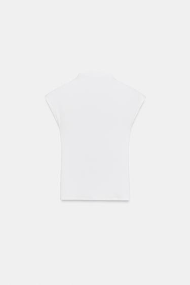 TOP COL MONTANT - Blanc de Zara - Image 5