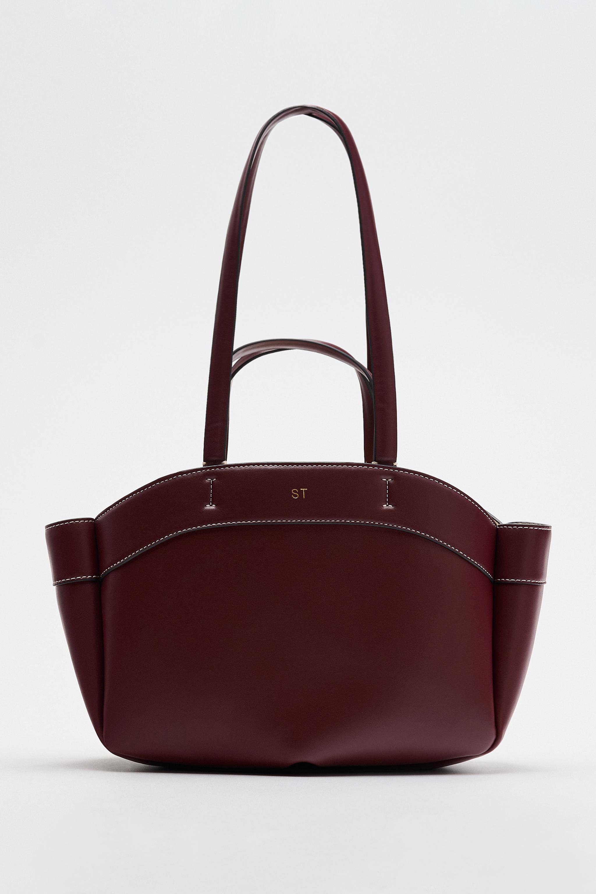 Bolso shopper zara tachuelas sale