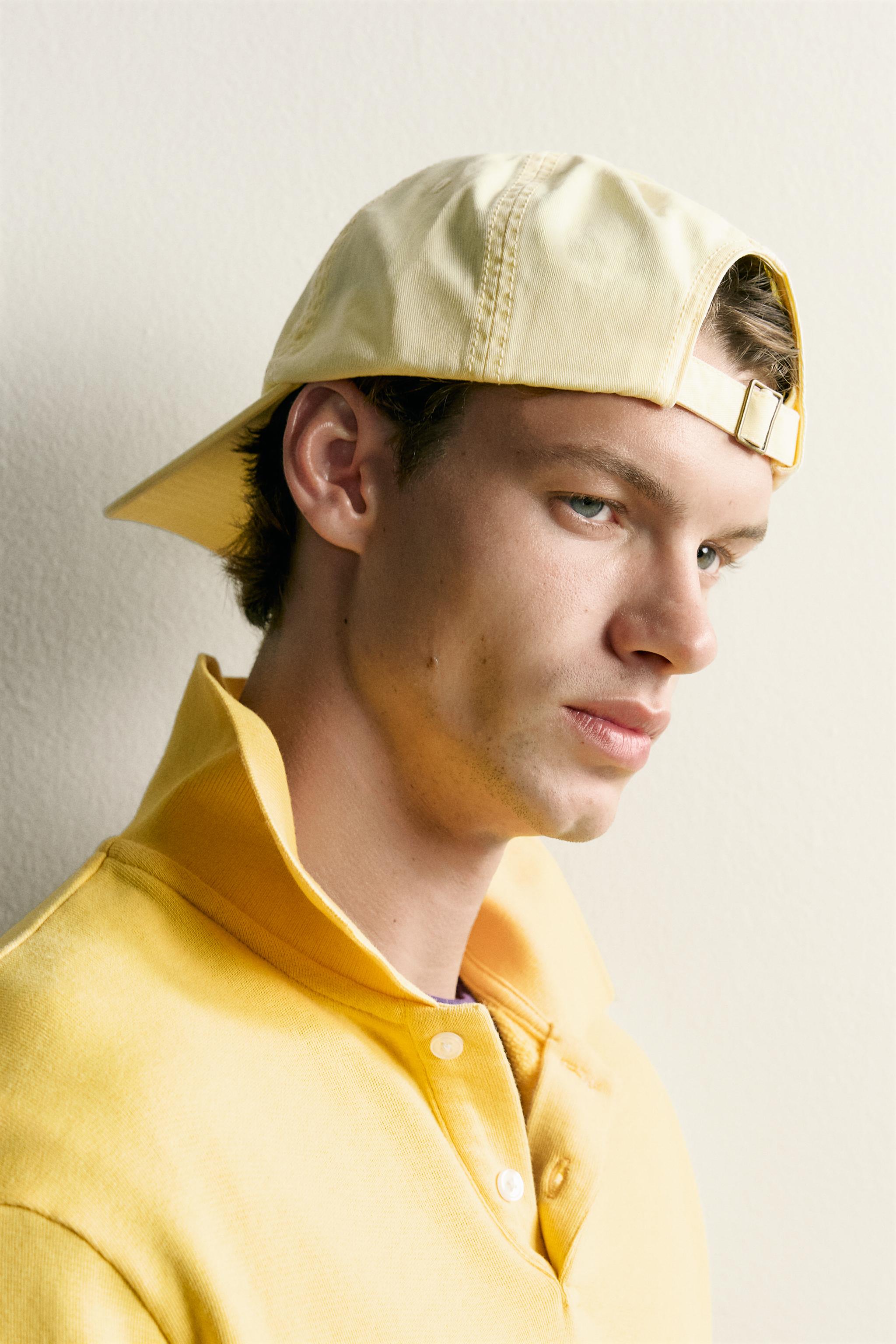 WASHED COTTON CAP - Yellow | ZARA United States