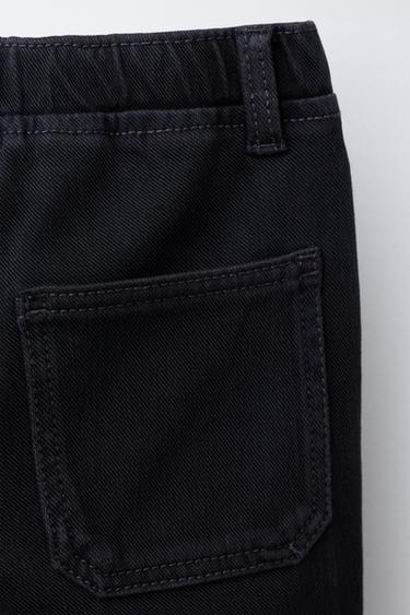 LEGGINGS DENIM BÁSICAS - Preto da Zara