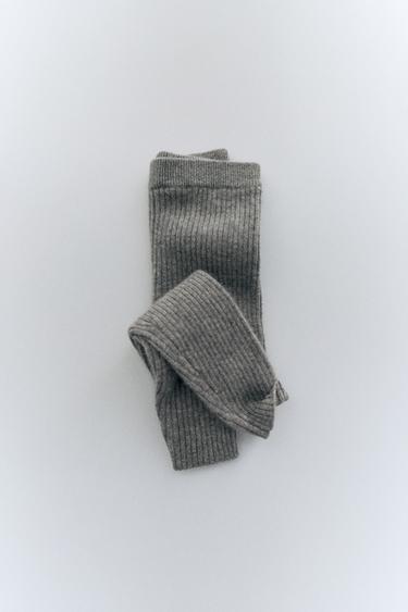 100% CASHMERE LEGGINGS - Grey marl by Zara