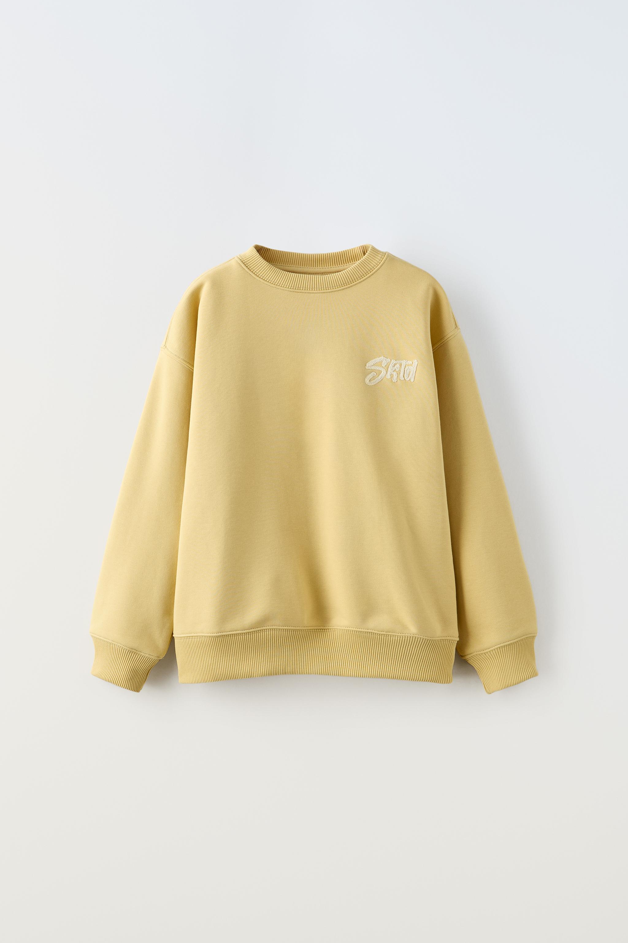 Moletom store amarelo pastel