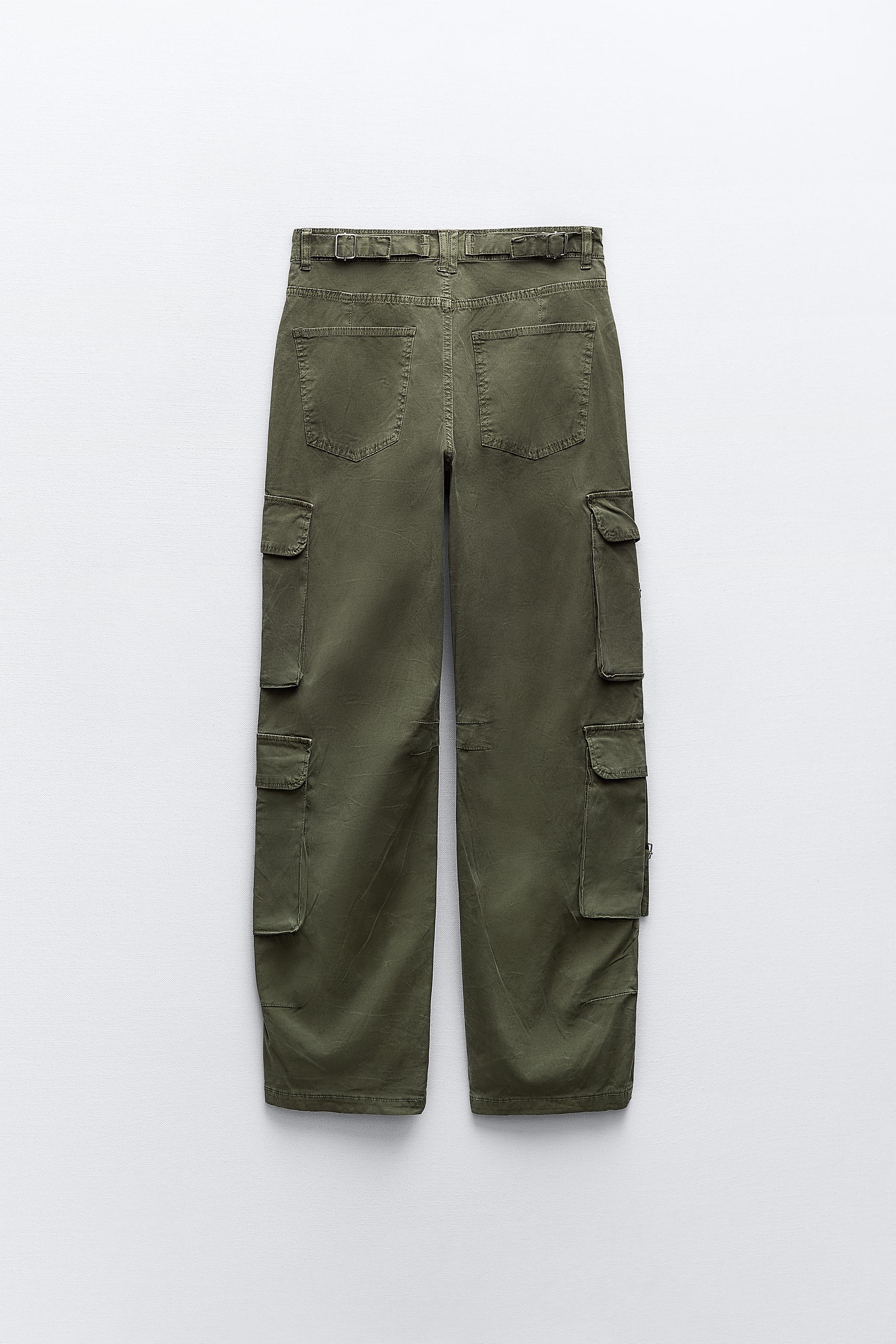 Shop ZARA 2023-24FW CARGO PANTS WITH STRAPS (2449/249) by MarcaBonito