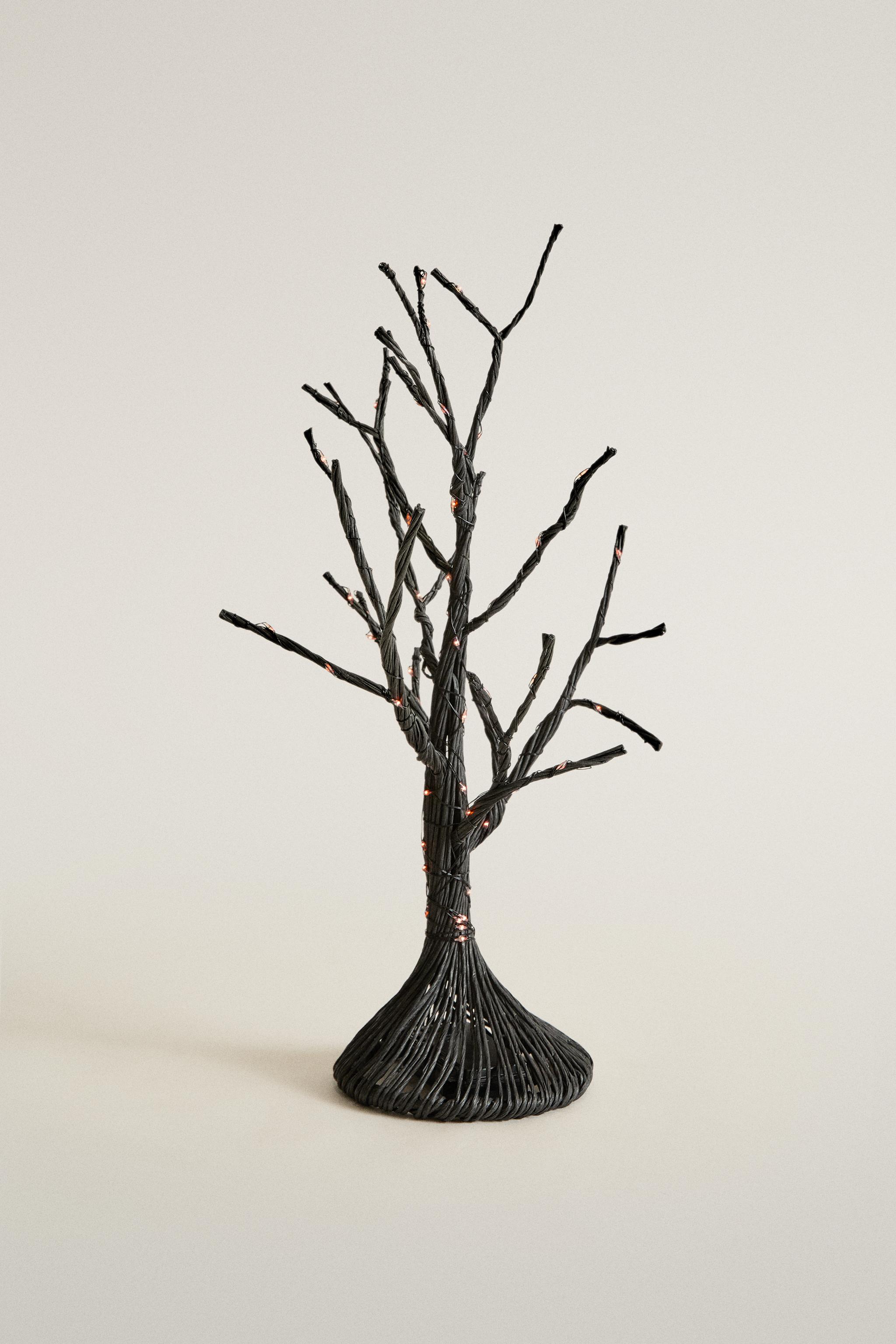 KIDS CORDLESS HALLOWEEN TREE TABLE LAMP