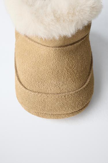 LINED BOOTS - Brown by Zara - Image 4