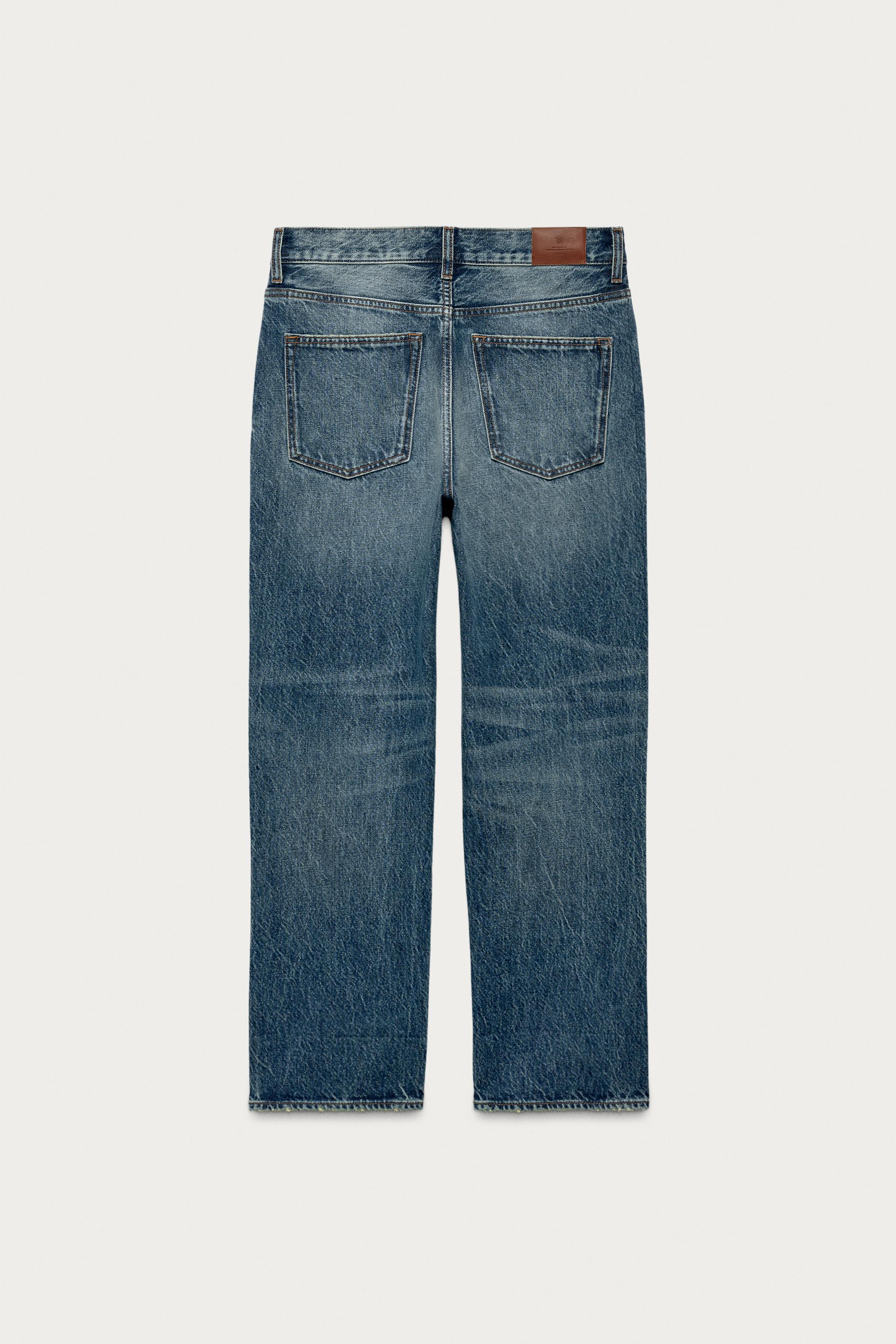 Женские джинсы Zara ZW COLLECTION LOW RISE ANKLE JEANS — фото 5