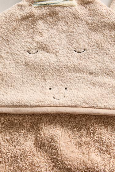 HOODED BABY TOWEL - Pink by Zara - Image 4