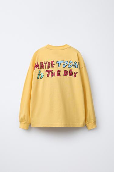 TIGER PATCH T-SHIRT - Ochre by Zara - Image 1