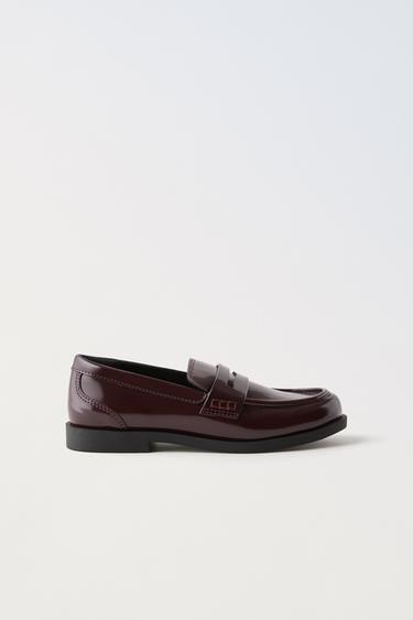 CLASSIC LOAFERS - Maroon by Zara