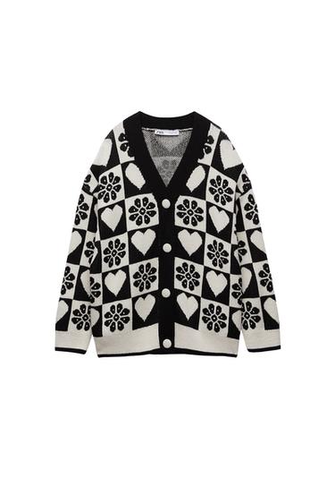 TIED POINTELLE KNIT TOP