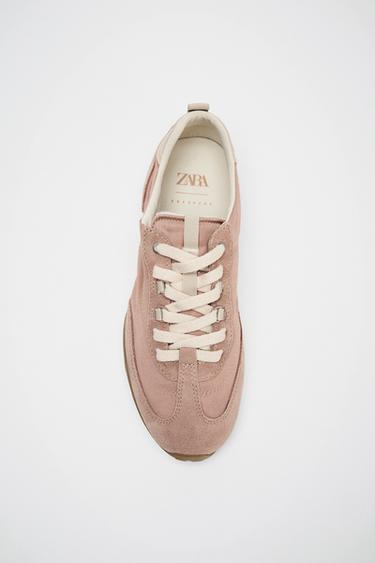TÊNIS RUNNING COMBINADO - Rosa da Zara