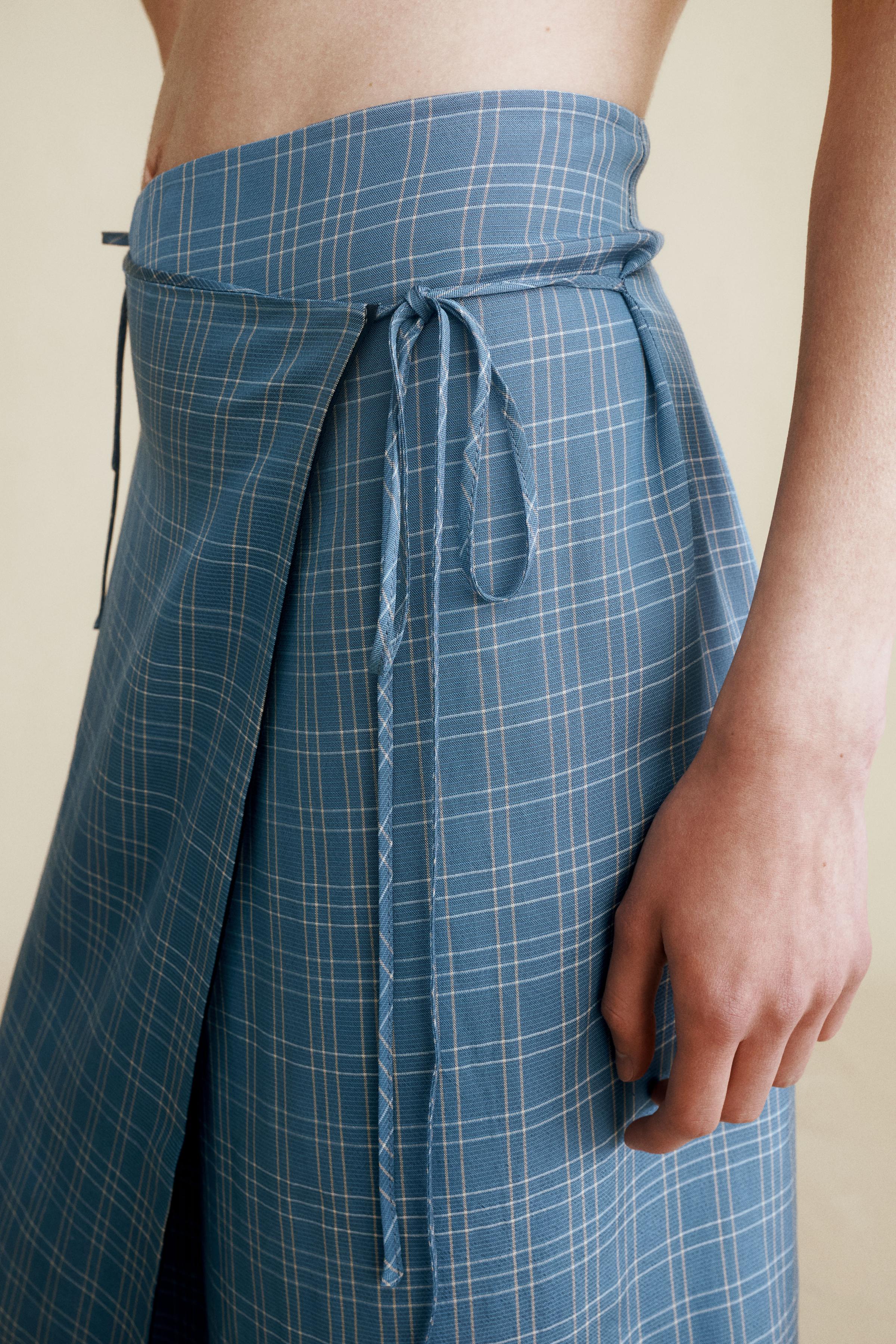 Женские юбки Zara PLAID SKIRT CREATED BY CARAMEL LONDON X — фото 3