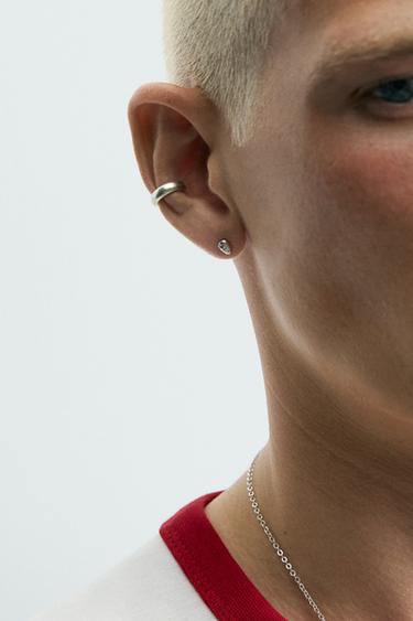 LOT DE 3 BOUCLES D'OREILLES COMBINÉES - Argent de Zara - Image 1