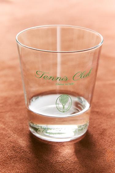 TENNIS GLASS - Green by Zara