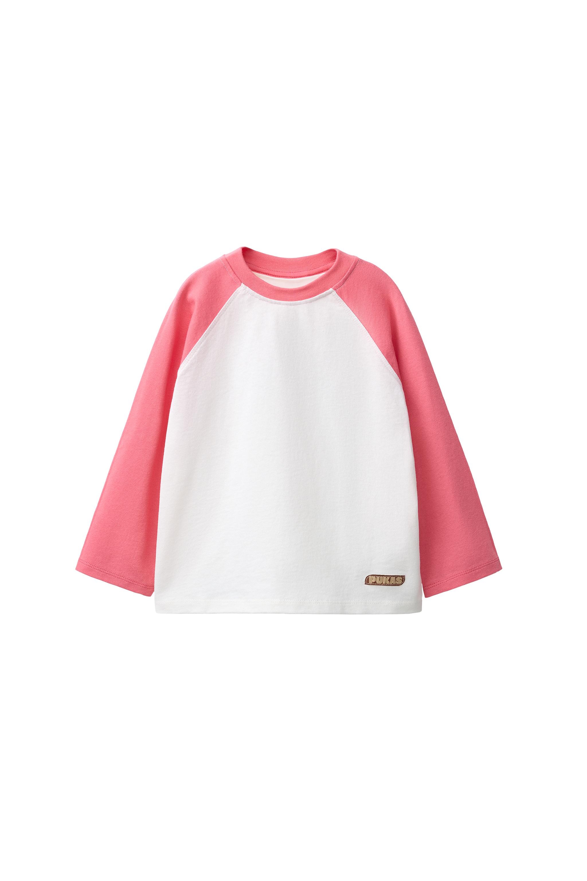 PUKAS SURFラグランTシャツ - ピンク | ZARA Japan / 日本