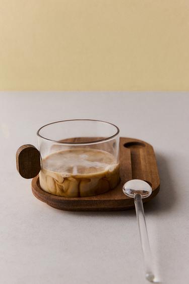 TASSE BOROSILICATE AVEC PLATEAU -  de Zara