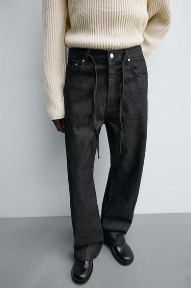 RELAXED FLARE FIT JEANS - Indigo by Zara - Image 5