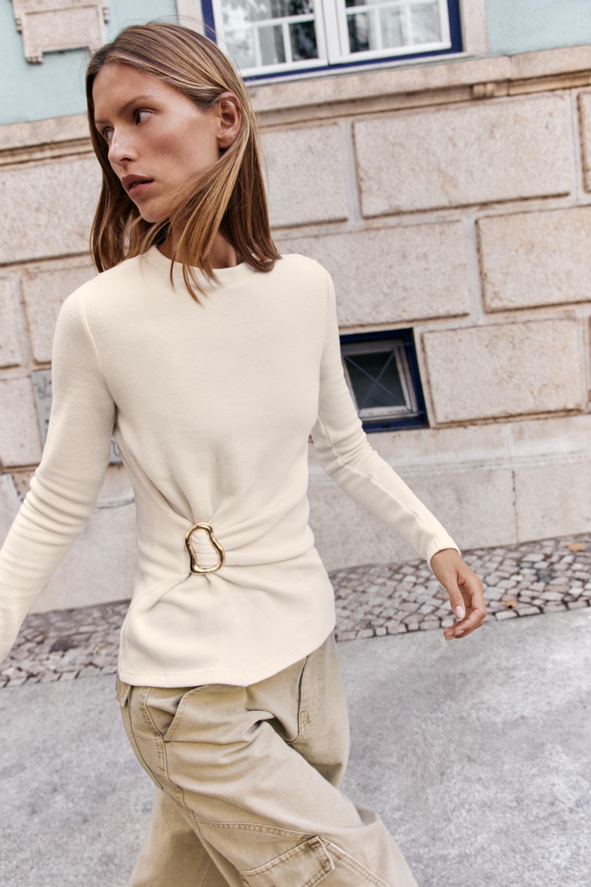 Soft Hardware Top by Zara
