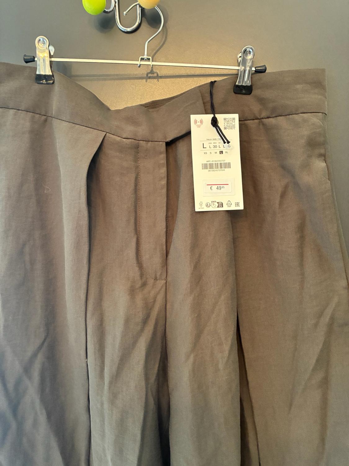 ΠΑΝΤΕΛΟΝΙ WIDE LEG ΜΕ ΠΛΙΣΕ ZW COLLECTION - Image 2