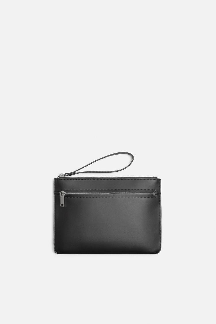 Pochette Zara Sac BandouliÃ¨re Portefeuille Zara Pochette DorÃ©e Zara