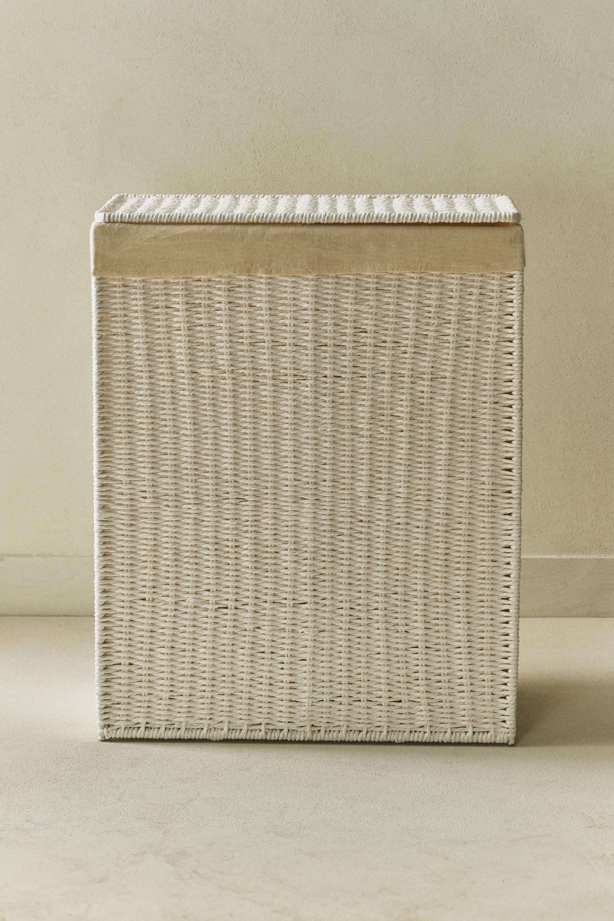 ザラホーム　カゴ　バスケット　インテリア　ZARA HOME バスケット 編み込み | Zara Home 日本/Japan