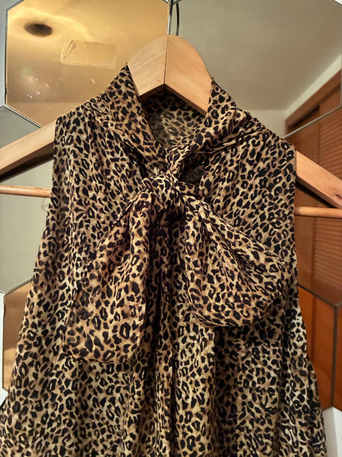 ZW COLLECTION ANIMAL PRINT HALTER DRESS - Image 5