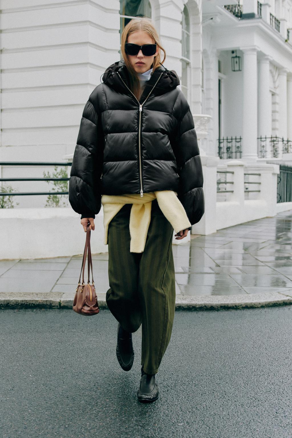 WATER-REPELLENT PADDED ANORAK WITH HOODIE