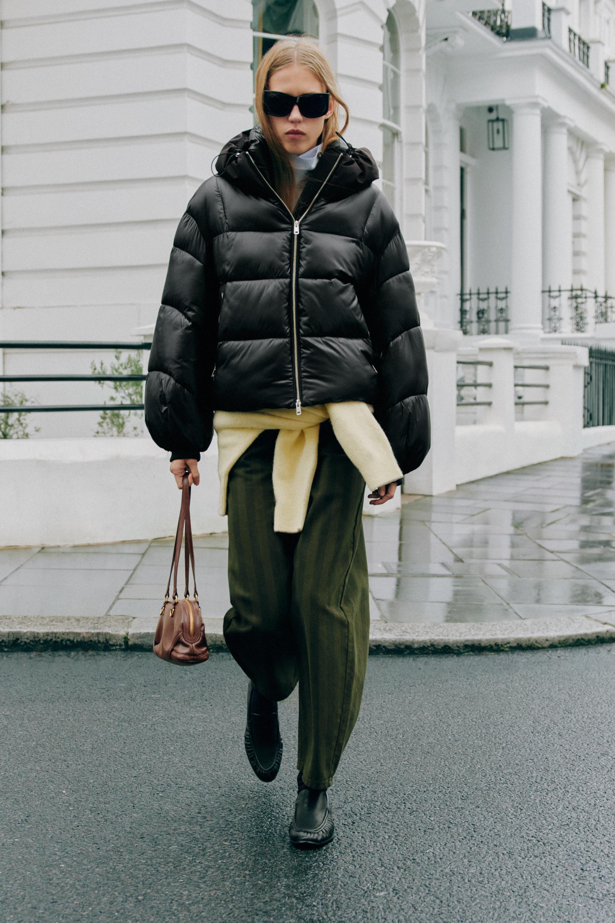 WATER-REPELLENT PADDED HOODIE ANORAK