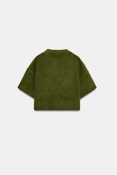 SHORT SLEEVE KNIT SWEATER - only one by Zara - Image 6