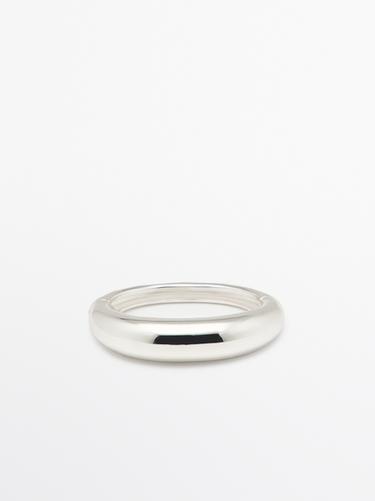 Zara Thick round bracelet - Limited Edition - Silver - Image 0