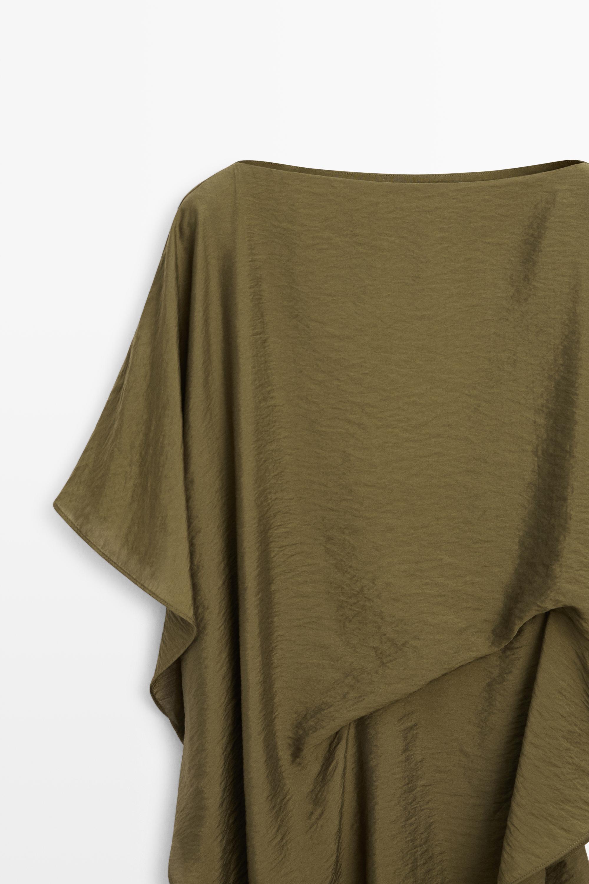 Top fluide style cape total look