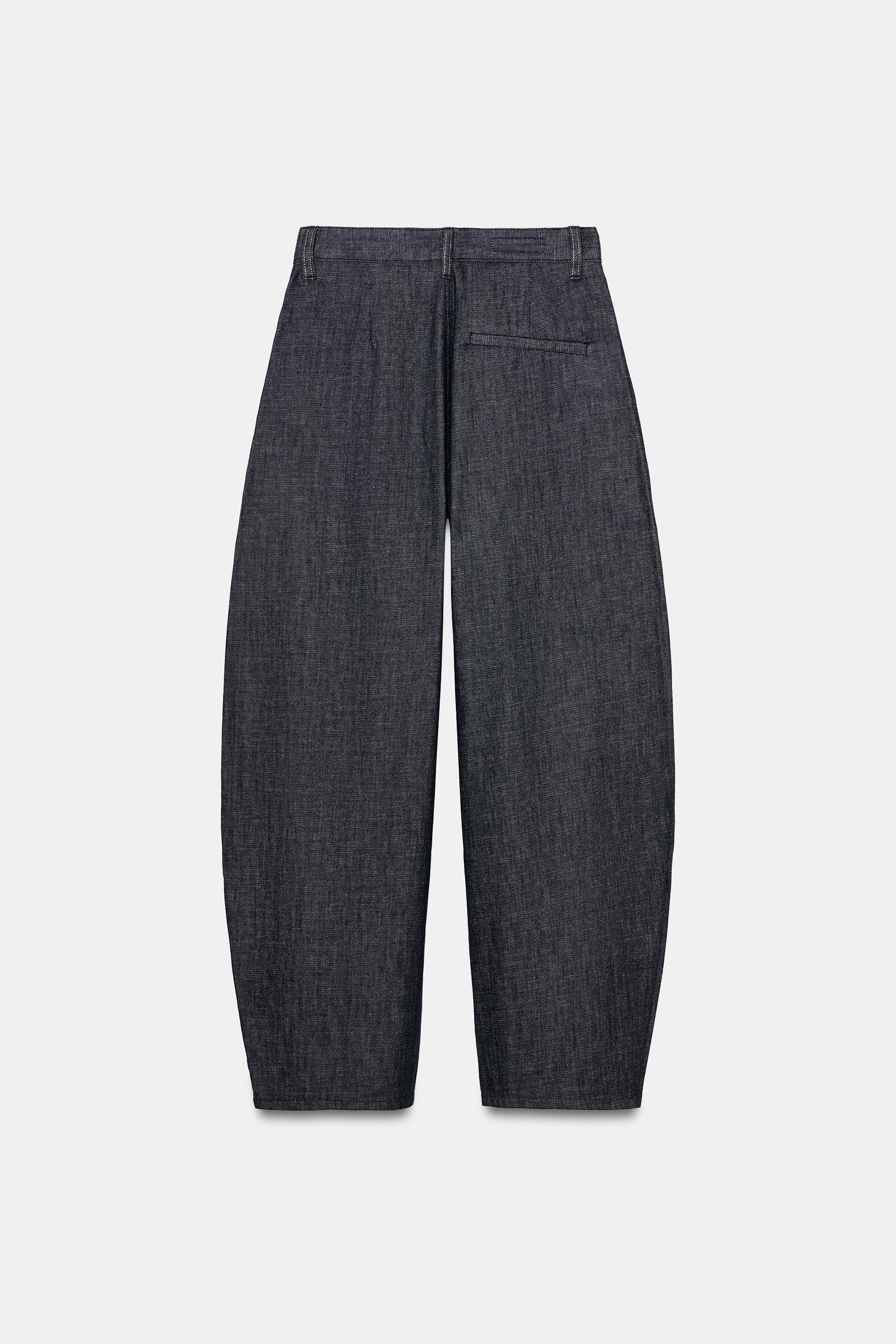 JEAN TRF BARREL TAILLE HAUTE