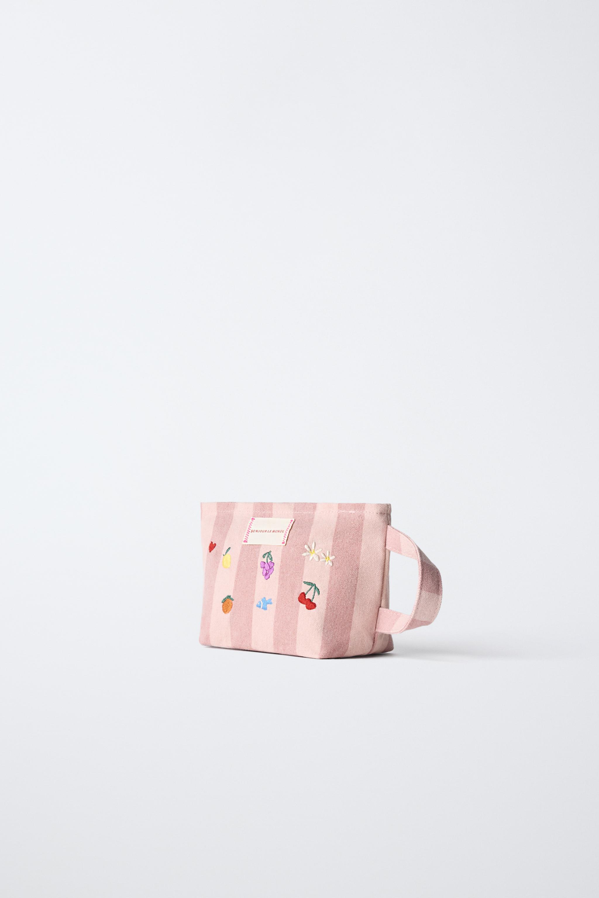 FRUIT STRIPE TOILETRY BAG — Multi-color (alternate view)