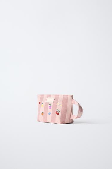 STRIPED FRUIT TOILETRY BAG - Multicoloured by Zara - Image 1