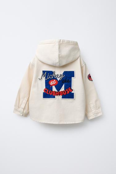 MICKEY MOUSE © DISNEY TWILL PATCH OVERSHIRT - Ecru by Zara - Image 1