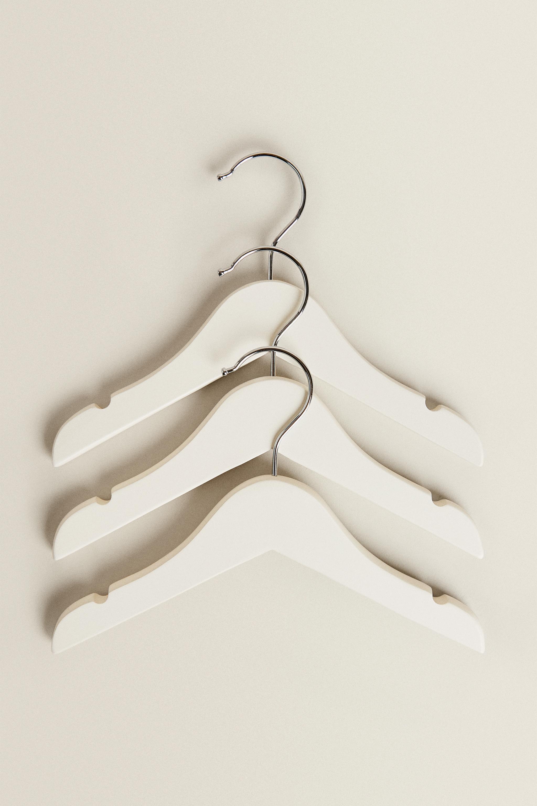 Kids wooden store hangers