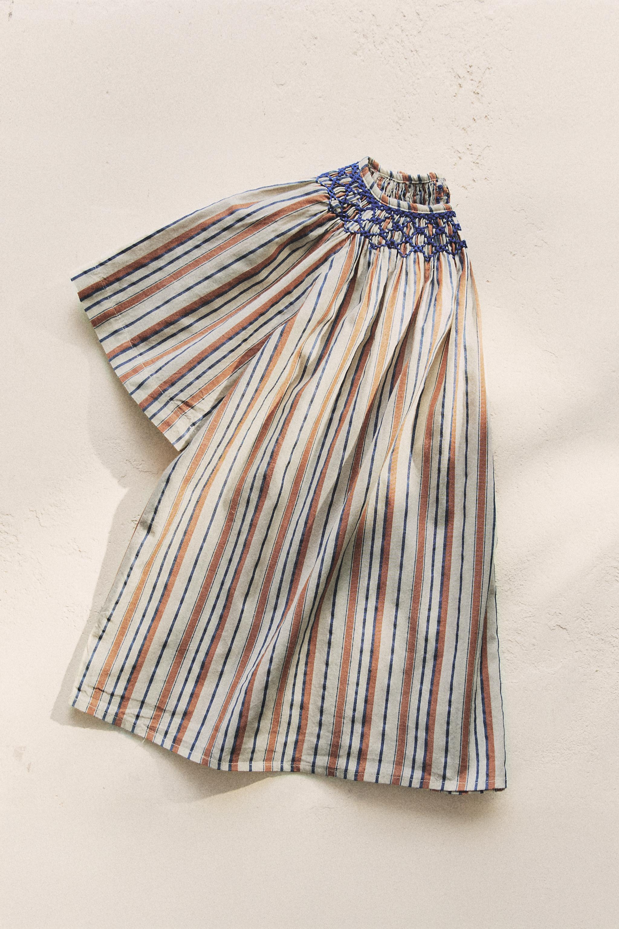 KIDS' STRIPED BEACH DRESS