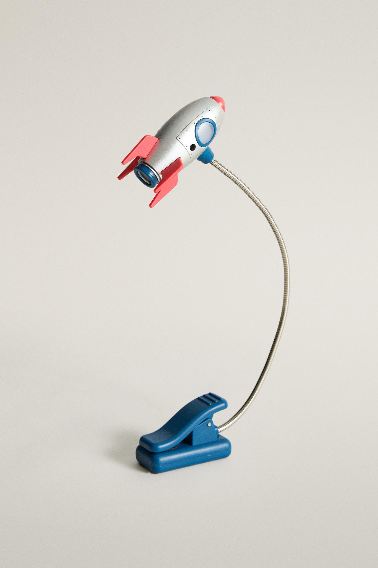 KIDS’ ROCKET READING LAMP — Blue / Indigo