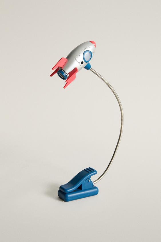 KINDER-LESELAMPE RAKETE - Blau / Indigo von Zara - Bild 0