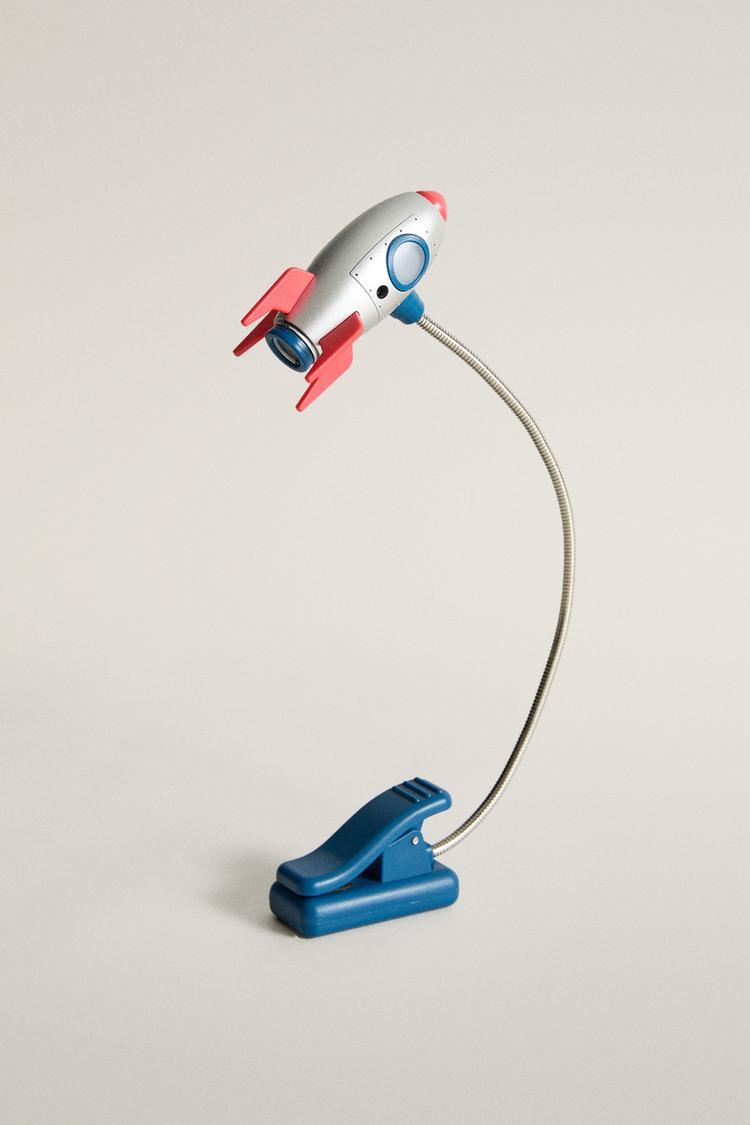 KIDS’ ROCKET READING LAMP — Blue / Indigo