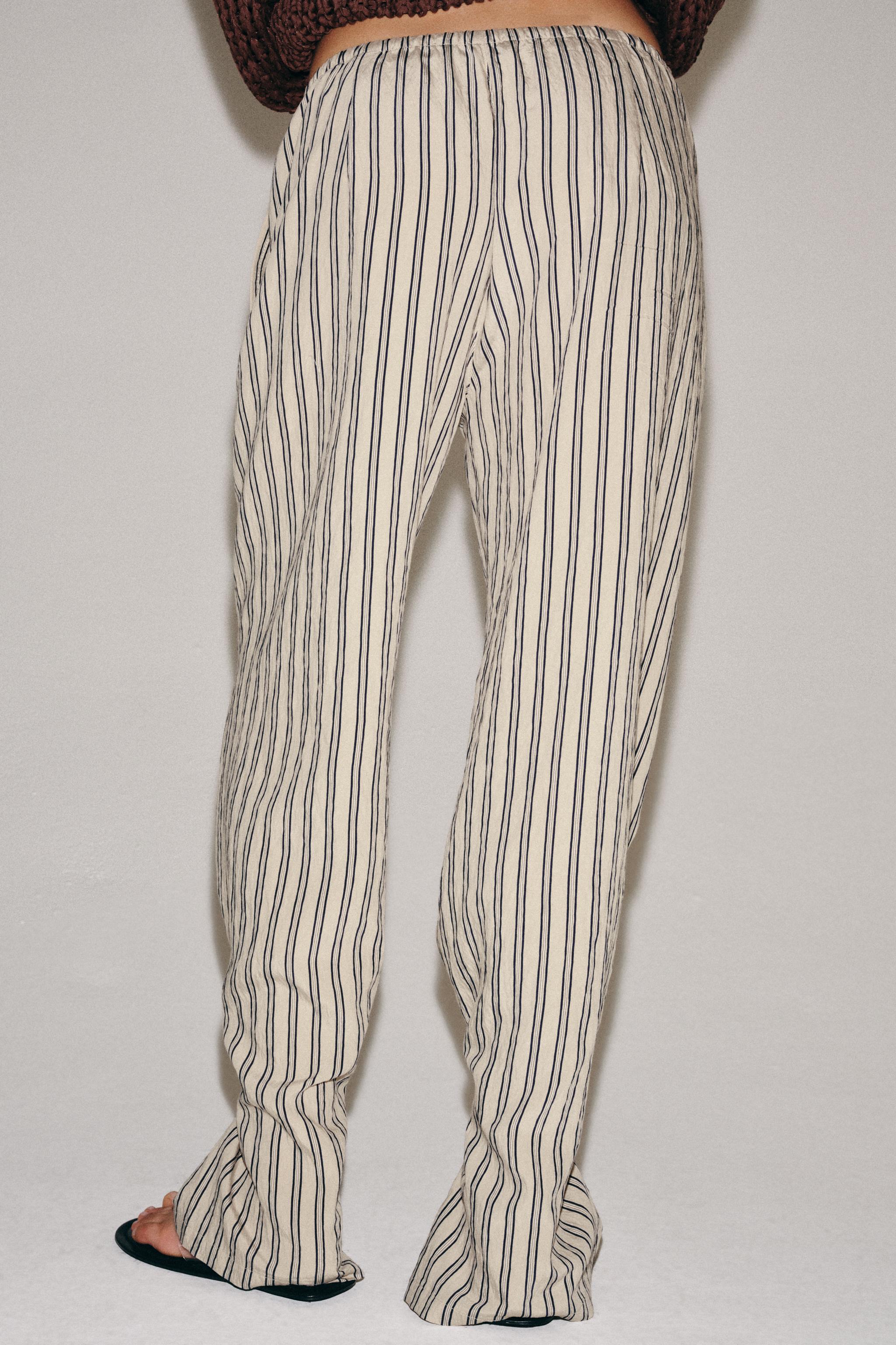 ZW COLLECTION ÇİZGİLİ STRAIGHT PANTOLON - Görsel 3