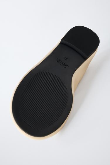BALLERINES CHARM - Jaune vanille de Zara - Image 5