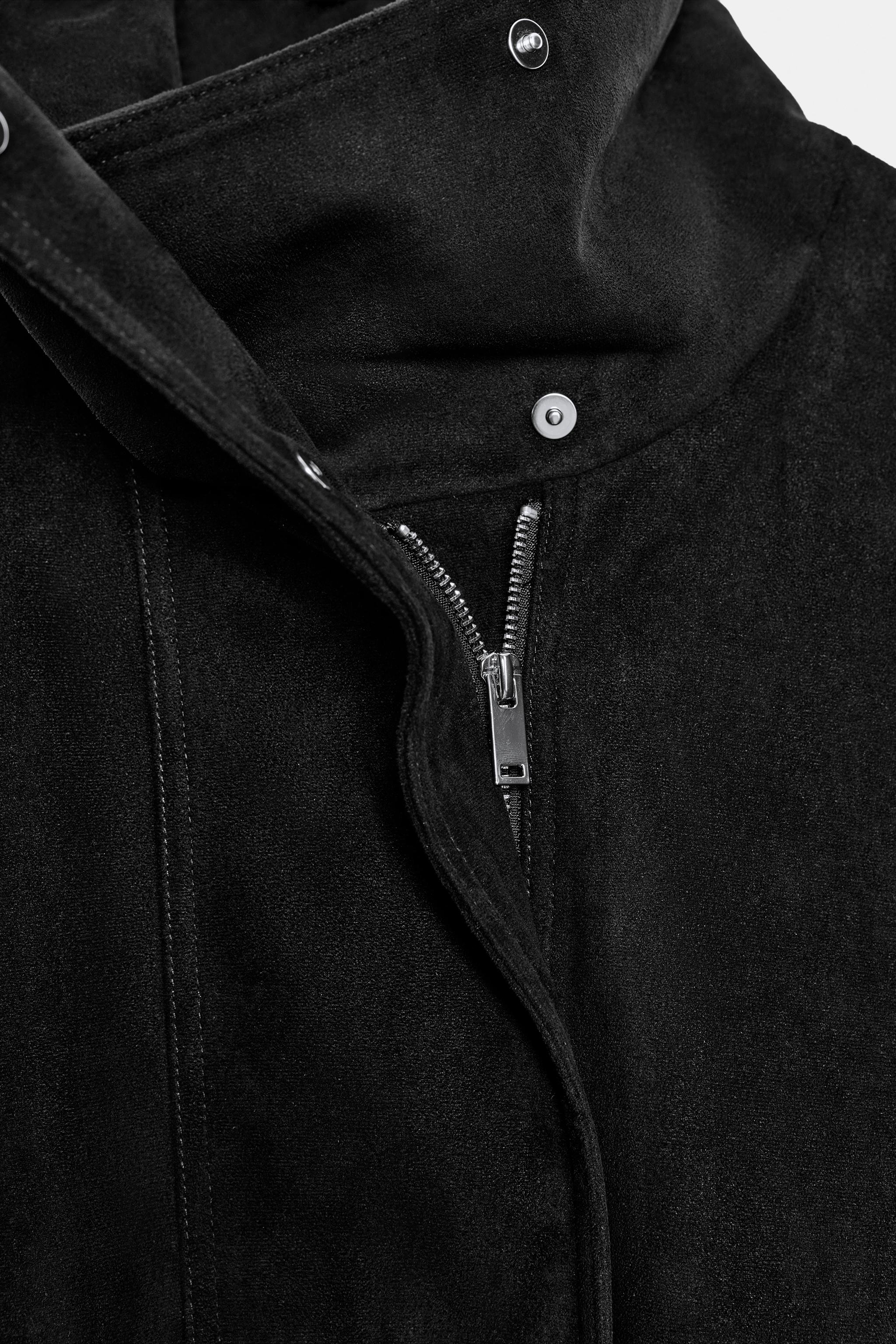BLOUSON BOMBER EFFET DAIM