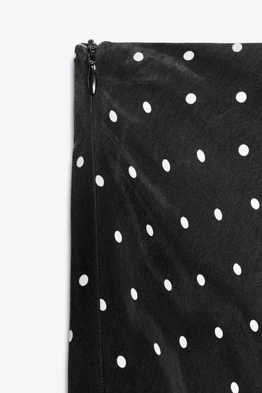 ZW COLLECTION LONG SKIRT - Black / White by Zara - Image 6