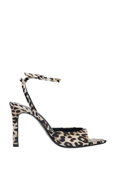 SANDALETTE MIT ANIMALPRINT - Leopardenmuster von Zara - Bild 0